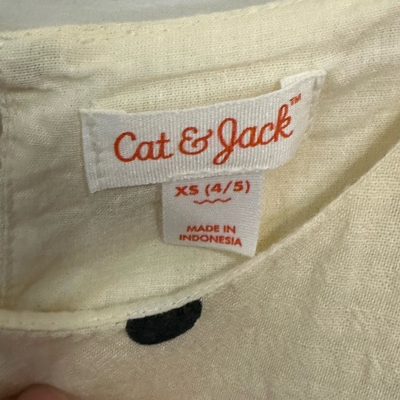 Mommy & Me Outfit Cream Dress with Black Dots by a new day size XL & 4/5T - Picture 4 of 13